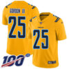 Nike Chargers #25 Melvin Gordon III Gold Men’s Stitched NFL Limited Inverted Legend 100th Season Jersey