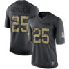 Chargers #25 Melvin Gordon III Black Men’s Stitched Football Limited 2016 Salute to Service Jersey