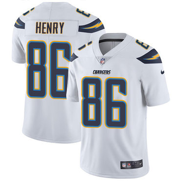 Nike San Diego Chargers #86 Hunter Henry White Men’s Stitched NFL Vapor Untouchable Limited Jersey