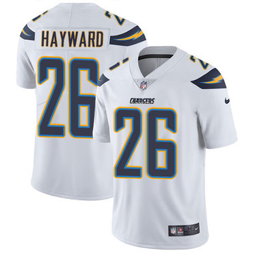 Nike San Diego Chargers #26 Casey Hayward White Men’s Stitched NFL Vapor Untouchable Limited Jersey