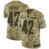Nike Chargers #42 Uchenna Nwosu Camo Men’s Stitched NFL Limited 2018 Salute To Service Jersey