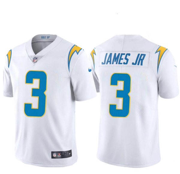 Men’s Los Angeles Chargers #3 Derwin James Jr. White Vapor Untouchable Limited Stitched Jersey