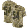 Nike Chargers #54 Melvin Ingram Camo Men’s Stitched NFL Limited 2018 Salute To Service Jersey