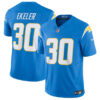 Men’s Los Angeles Chargers #30 Austin Ekeler Blue 2023 F.U.S.E. Vapor Untouchable Limited Stitched Jersey