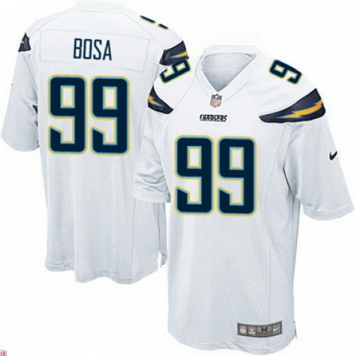 Men’s San Diego Chargers #99 Joey Bosa White Road Stitched NFL Nike Game Jersey