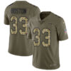 Nike Chargers #33 Tre Boston Olive Camo Men’s Stitched NFL Limited 2017 Salute To Service Jersey