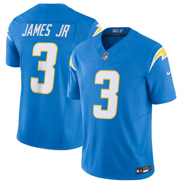 Men’s Los Angeles Chargers #3 Derwin James Jr. Blue 2023 F.U.S.E. Vapor Untouchable Limited Stitched Jersey