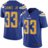 Chargers #33 Derwin James Jr Electric Blue Men’s Stitched Football Limited Rush Jersey