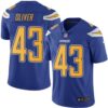 Nike Chargers #43 Branden Oliver Electric Blue Men’s Stitched NFL Limited Rush Jersey