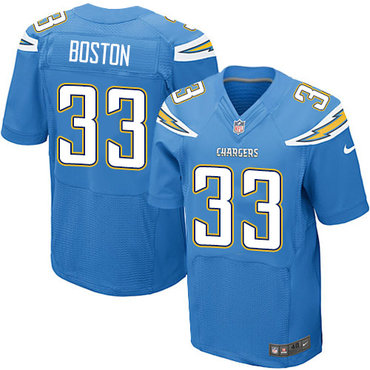 Nike Chargers #33 Tre Boston Electric Blue Alternate Men’s Stitched NFL New Elite Jersey