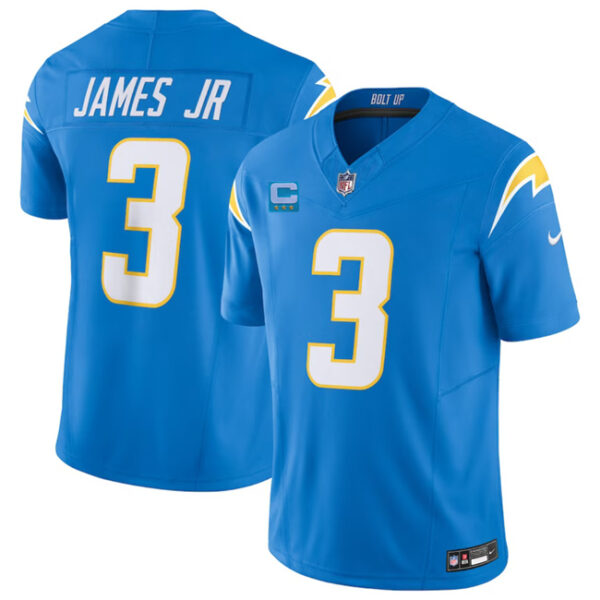Men’s Los Angeles Chargers #3 Derwin James Jr. Light Blue 2023 F.U.S.E. With 3-Star C Patch Vapor Untouchable Limited Football Stitched Jersey
