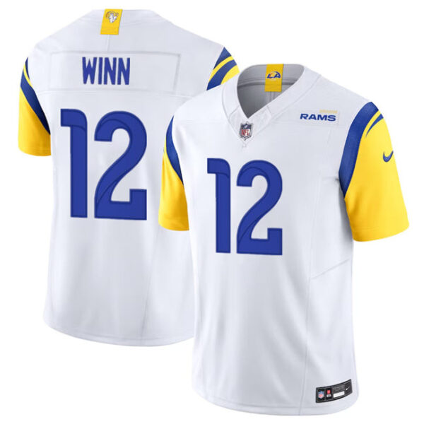 Los Angeles Rams #12 Dresser Winn White 2023 FUSE Vapor Untouchable Jersey