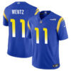 Los Angeles Rams #11 Carson Wentz Blue 2023 FUSE Vapor Untouchable Jersey