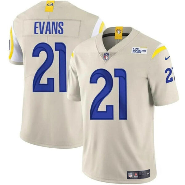 Los Angeles Rams #21 Zach Evans Bone 2024 Vapor Untouchable Stitched Football Jersey
