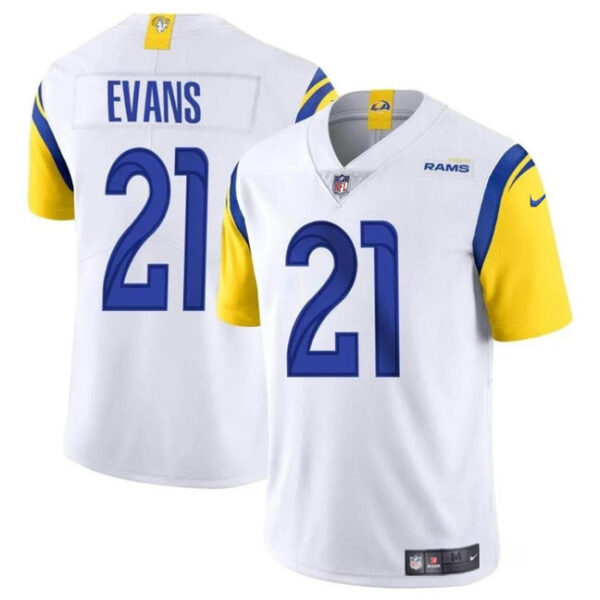 Los Angeles Rams #21 Zach Evans White 2024 Vapor Untouchable Stitched Football Jersey