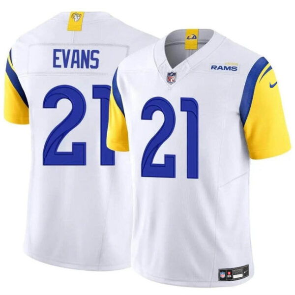 Los Angeles Rams #21 Zach Evans White 2024 FUSE Vapor Untouchable Stitched Jersey