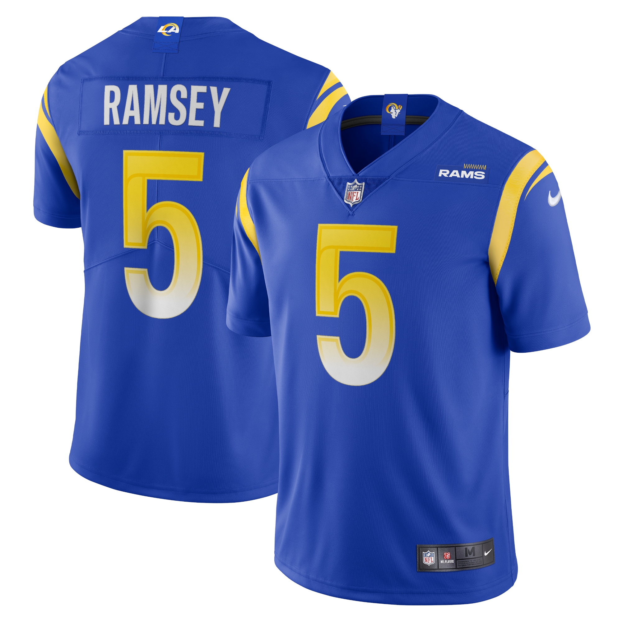 Jalen Ramsey Los Angeles Rams Nike Team Vapor Limited Jersey Royal