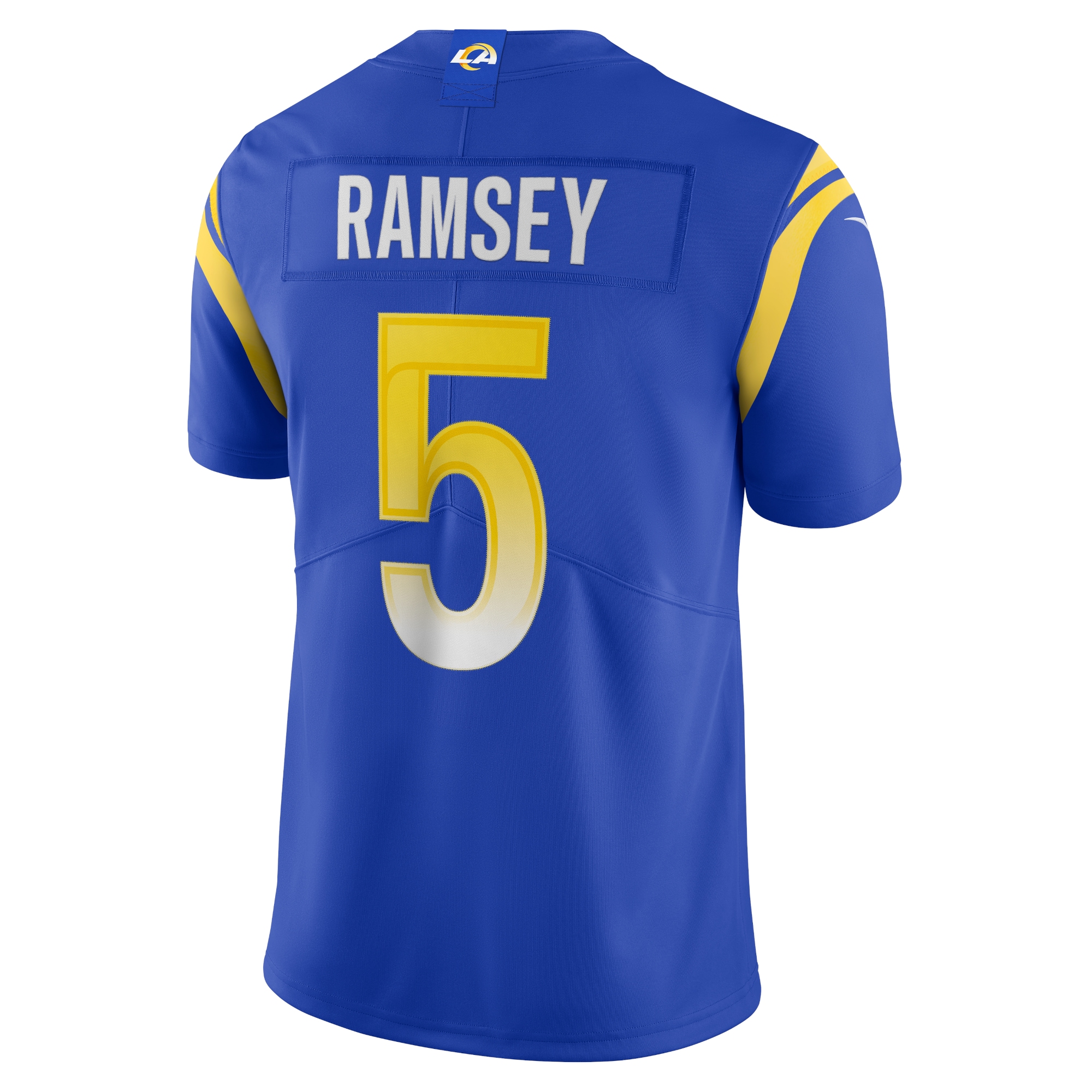 Jalen Ramsey Los Angeles Rams Nike Team Vapor Limited Jersey Royal - Image 3
