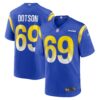 Kevin Dotson Los Angeles Rams Nike Game Jersey Royal