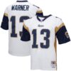 Kurt Warner Los Angeles Rams Mitchell Ness Big Tall 2001 Retired Player Replica Jersey White
