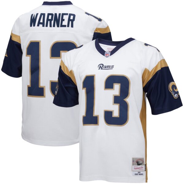 Kurt Warner Los Angeles Rams Mitchell Ness Big Tall 2001 Retired Player Replica Jersey White