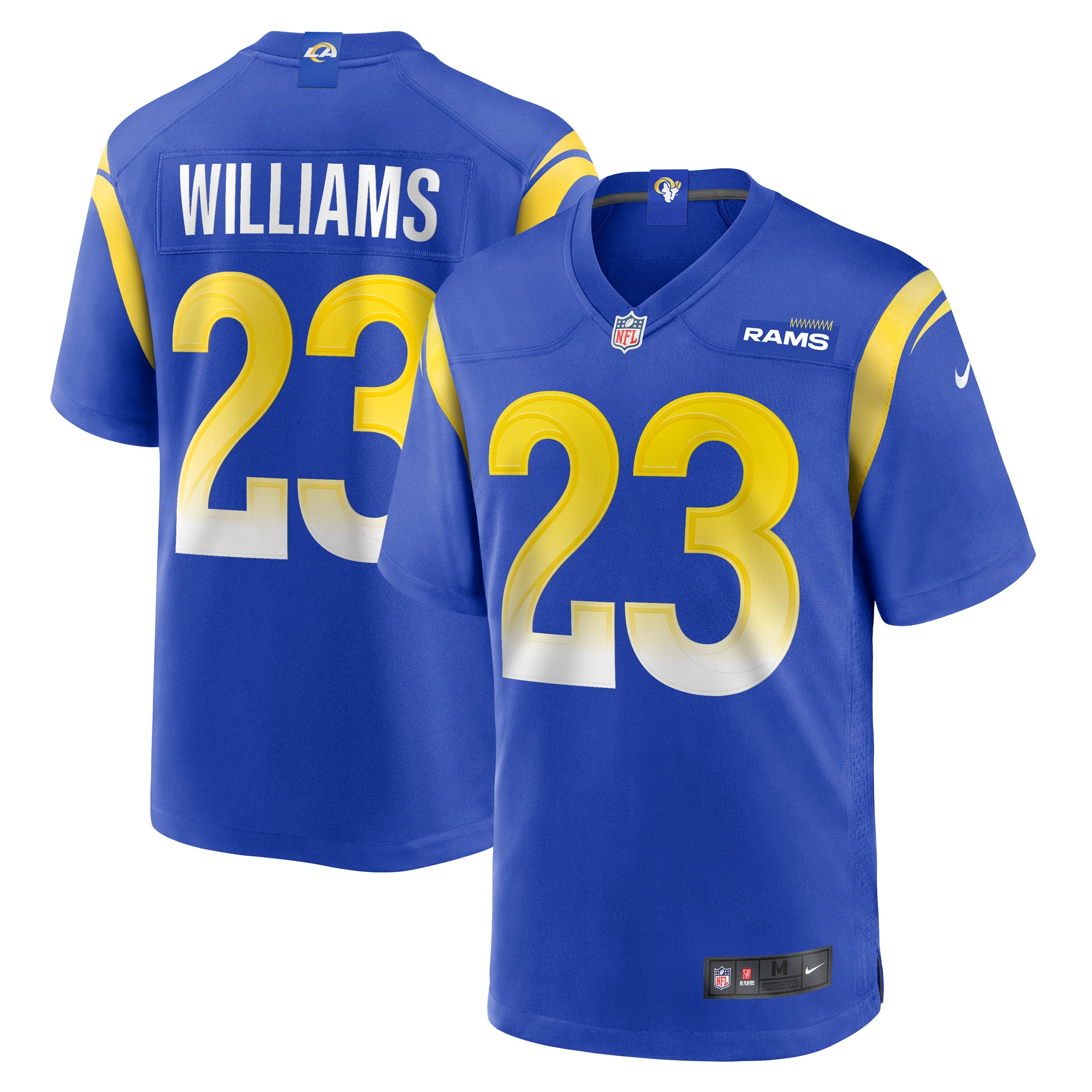 Kyren Williams Los Angeles Rams Nike Game Player Jersey Royal