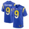 Matthew Stafford Los Angeles Rams Nike Super Bowl LVI Bound Game Patch Jersey Royal