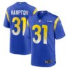 Nick Hampton Los Angeles Rams Nike Home Game Jersey Royal