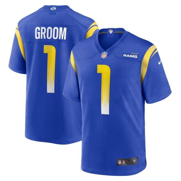 Number 1 Groom Los Angeles Rams Nike Game Jersey Royal