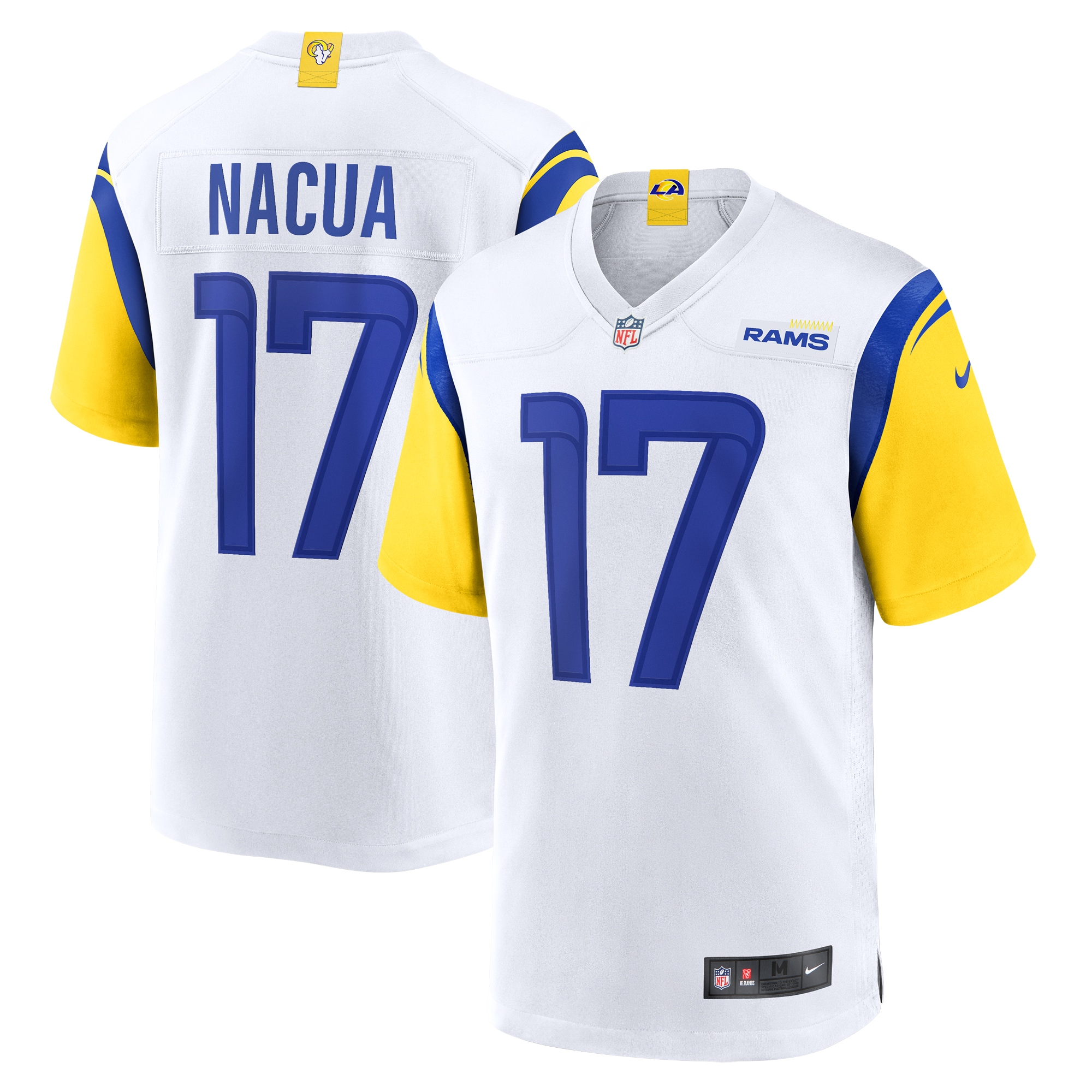 Puka Nacua Los Angeles Rams Nike Game Jersey White