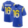 Tyler Johnson Los Angeles Rams Nike Team Game Jersey Royal