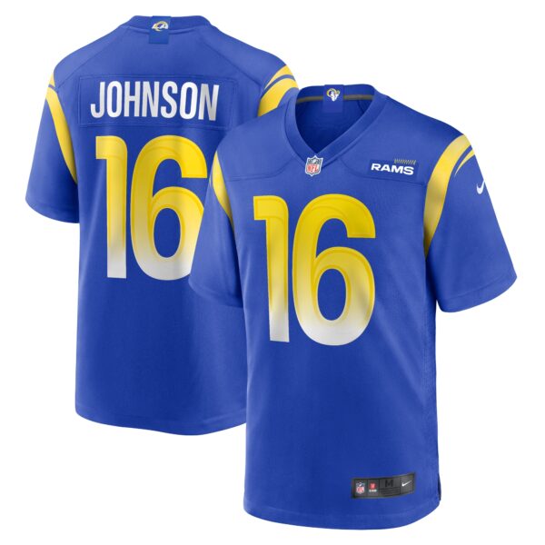 Tyler Johnson Los Angeles Rams Nike Team Game Jersey Royal