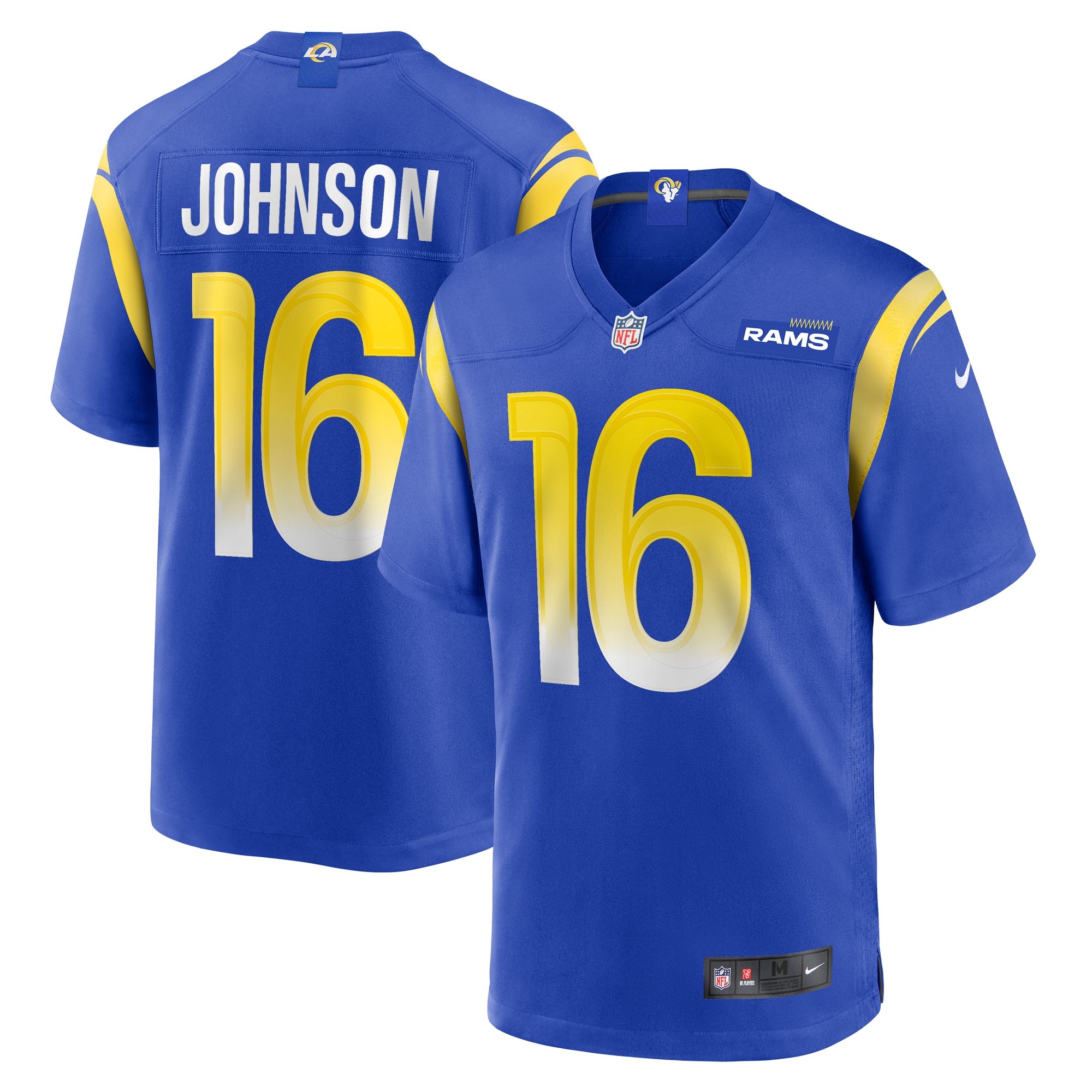 Tyler Johnson Los Angeles Rams Nike Team Game Jersey Royal