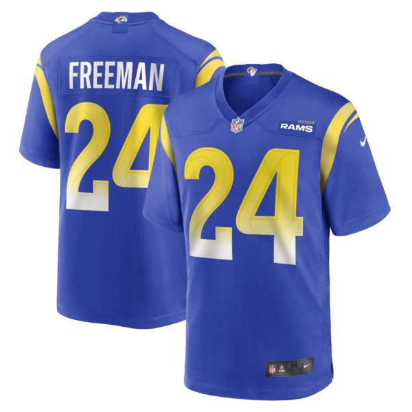 Royce Freeman Los Angeles Rams Nike Game Jersey Royal