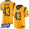 Nike Rams #43 John Johnson Gold Men’s Stitched NFL Limited Rush 100th Season Jersey