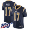 Nike Rams #17 Robert Woods Navy Blue Team Color Men’s Stitched NFL 100th Season Vapor Limited Jersey