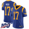 Nike Rams #17 Robert Woods Royal Blue Alternate Men’s Stitched NFL 100th Season Vapor Limited Jersey