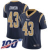 Nike Rams #43 John Johnson Navy Blue Team Color Men’s Stitched NFL 100th Season Vapor Limited Jersey