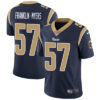 Nike Los Angeles Rams #57 John Franklin-Myers Navy Blue Team Color Men’s Stitched NFL Vapor Untouchable Limited Jersey