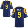 Men’s Los Angeles Rams #9 Nick Foles Royal Blue Alternate NFL Nike Elite Jersey