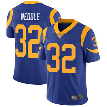 Rams #32 Eric Weddle Royal Blue Alternate Men’s Stitched Football Vapor Untouchable Limited Jersey