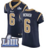 #6 Elite Johnny Hekker Navy Blue Nike NFL Home Men’s Jersey Los Angeles Rams Vapor Untouchable Super Bowl LIII Bound