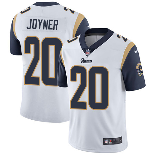 Nike Los Angeles Rams #20 Lamarcus Joyner White Men’s Stitched NFL Vapor Untouchable Limited Jersey