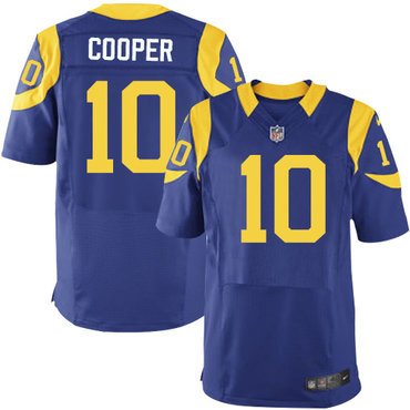 Nike Rams #10 Pharoh Cooper Royal Blue Alternate Men’s Stitched NFL Elite Jersey
