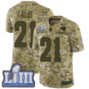 #21 Limited Aqib Talib Camo Nike NFL Men’s Jersey Los Angeles Rams 2018 Salute to Service Super Bowl LIII Bound