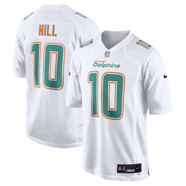 Miami Dolphins #10 Tyreek Hill Fashion Game Jersey – White
