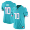 Miami Dolphins #10 Tyreek Hill Aqua 2023 FUSE Alternate Vapor Limited Stitched Football Jersey