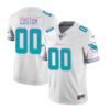Miami Dolphins Active Player Custom White 2023 FUSE Vapor Limited Stitched Jersey