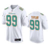 Miami Dolphins #99 Jason Taylor White Fashion Vapor Untouchable Stitched Football Jersey