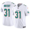 Miami Dolphins #31 Raheem Mostert White 2023 FUSE Alternate Vapor Limited Jersey